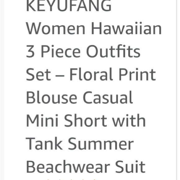 Beautiful turquoise, three piece short outfit! - Picture 4 of 4